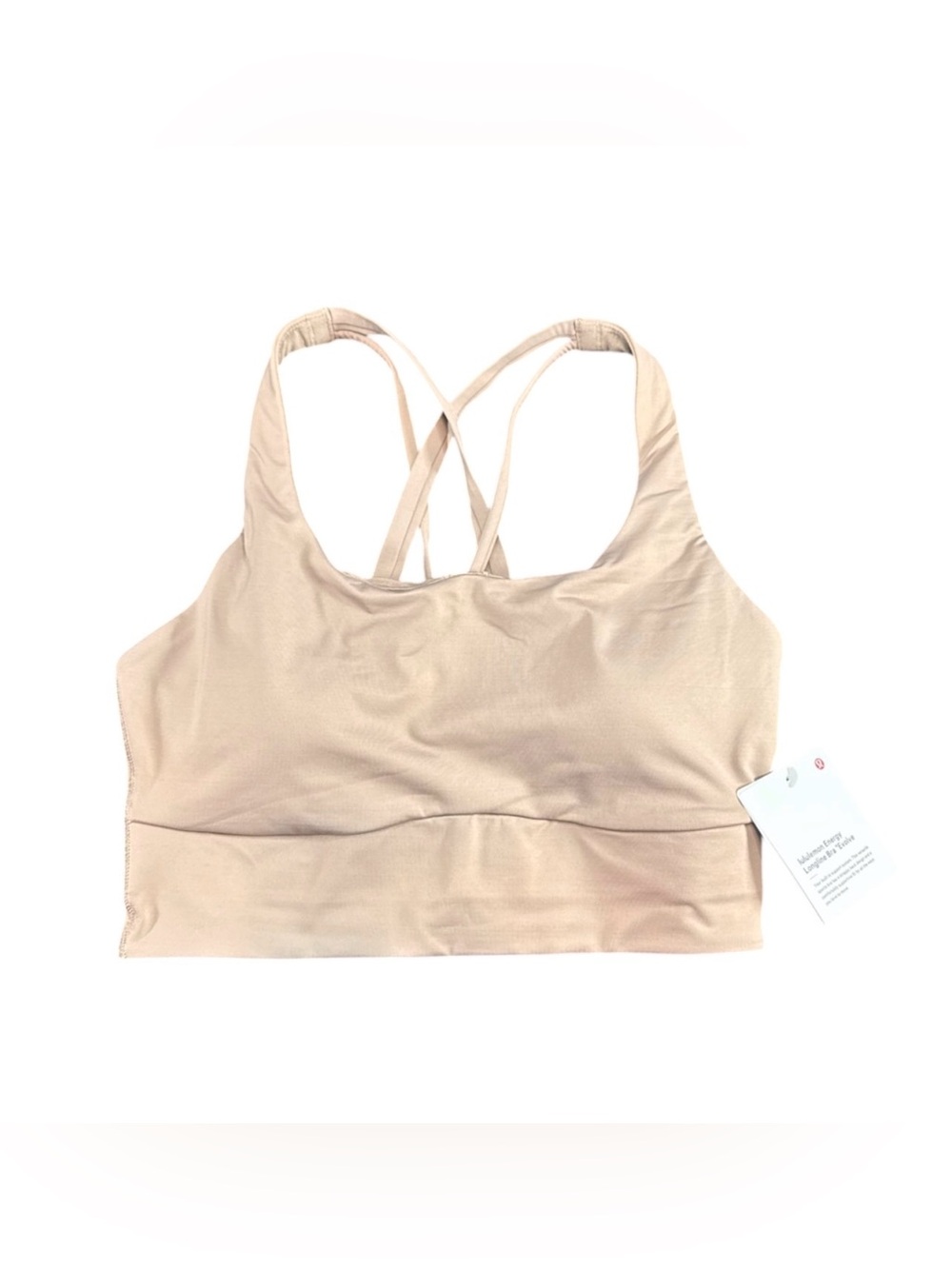 Lululemon Energy Longline Bra Medium Support Evolve Ashen Rose  Women's XS NWT